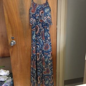 Xhileration Printed Maxi Dress